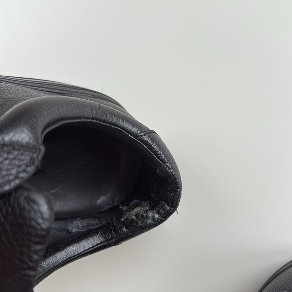 Men’s Black Leather Sneakers Massimo Dutti, Size EU 43 (US 10) - Picture 9 of 12